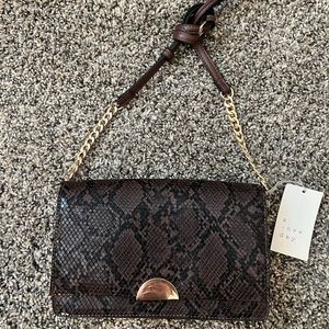 Faux Snakeskin Bag